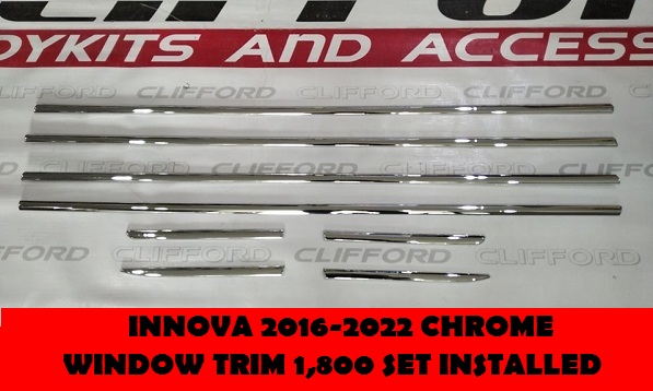 CHROME WINDOW TRIM INNOVA 2016-2023
